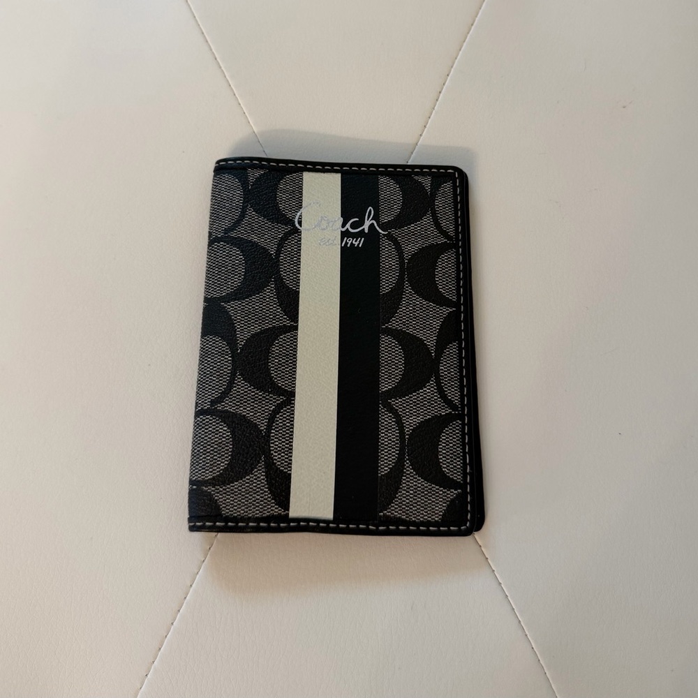 Coach Passport Cover